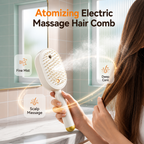 Electric Spray 3 in 1 Rechargeable Hair Massage Comb