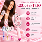 Electric Spray 3 in 1 Rechargeable Hair Massage Comb